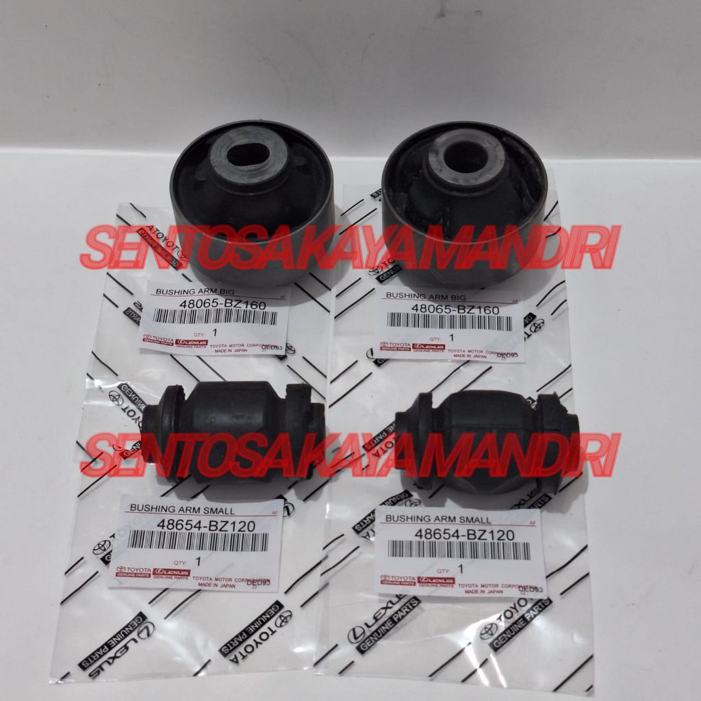 BUSHING ARM BESAR KECIL SAYAP DEPAN SET MOBIL ALL NEW AVANZA XENIA VELOZ 2012 2013 2014 2015 2016 20