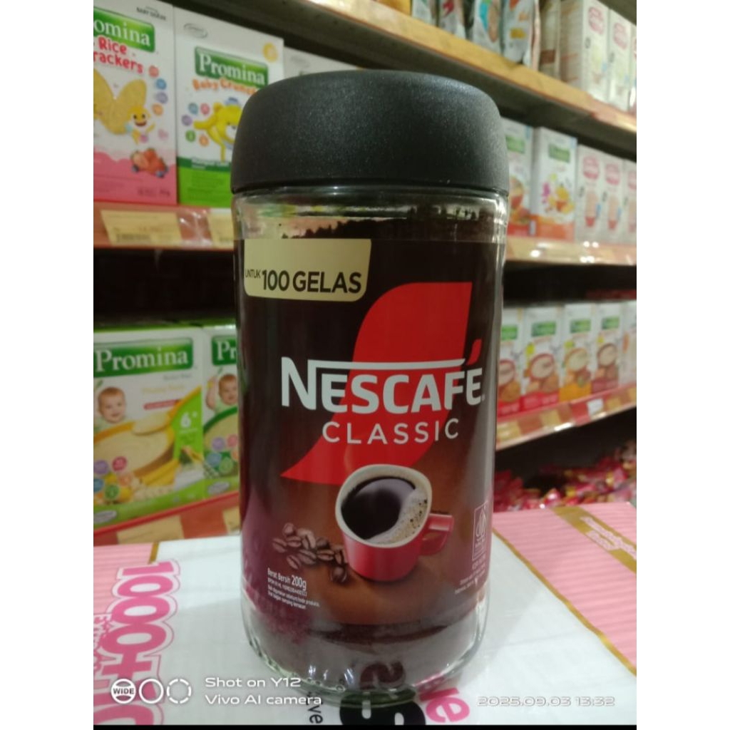 

Nescafe classic botol 200gr