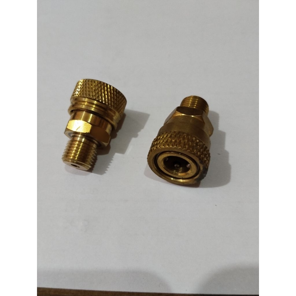 KUPLER MINI BETINA DRAT LUAR M10*1|KUPLER MURAH|SPAREPART POMPA PCP|AKSESORIES POMPA PCP|SUKU CADANG