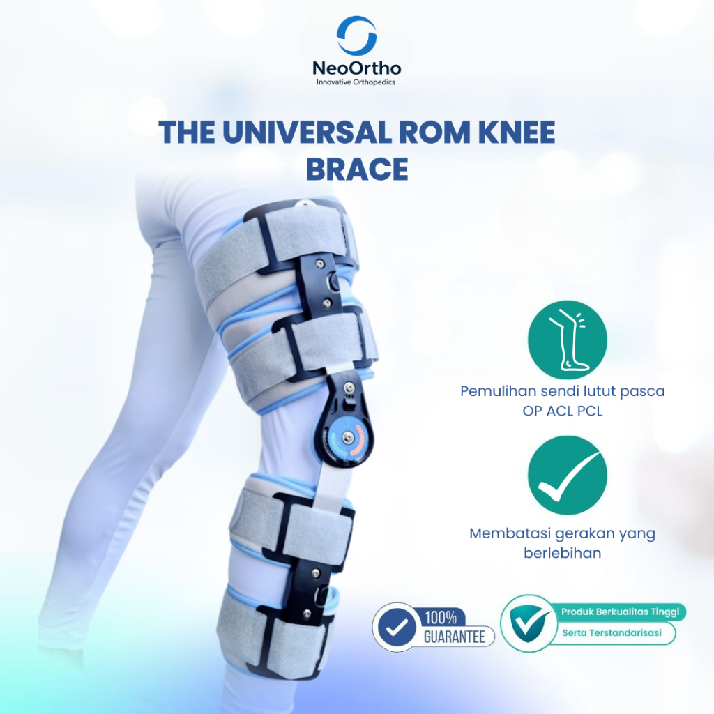Penyangga Lutut Orthopedic Adjustable ACL PCL Knee Brace