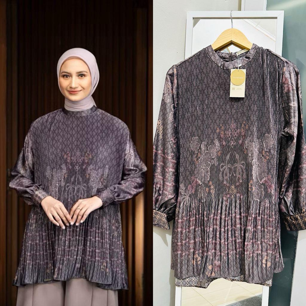 (𝐑𝐞𝐚𝐝𝐲 𝐒𝐭𝐨𝐜𝐤) Heylocal - Awenasa Pleats Tunic Mystara Size L-XL | Jastip Heylocal.id