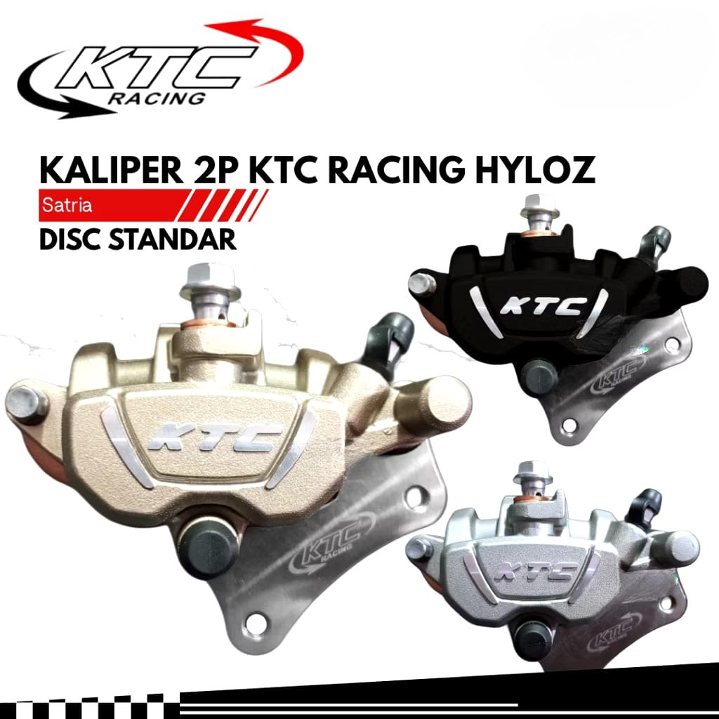 Kaliper KTC Racing  2P 2 Piston Ktc Racing Hyloz Disc Standard Satria Original KTC