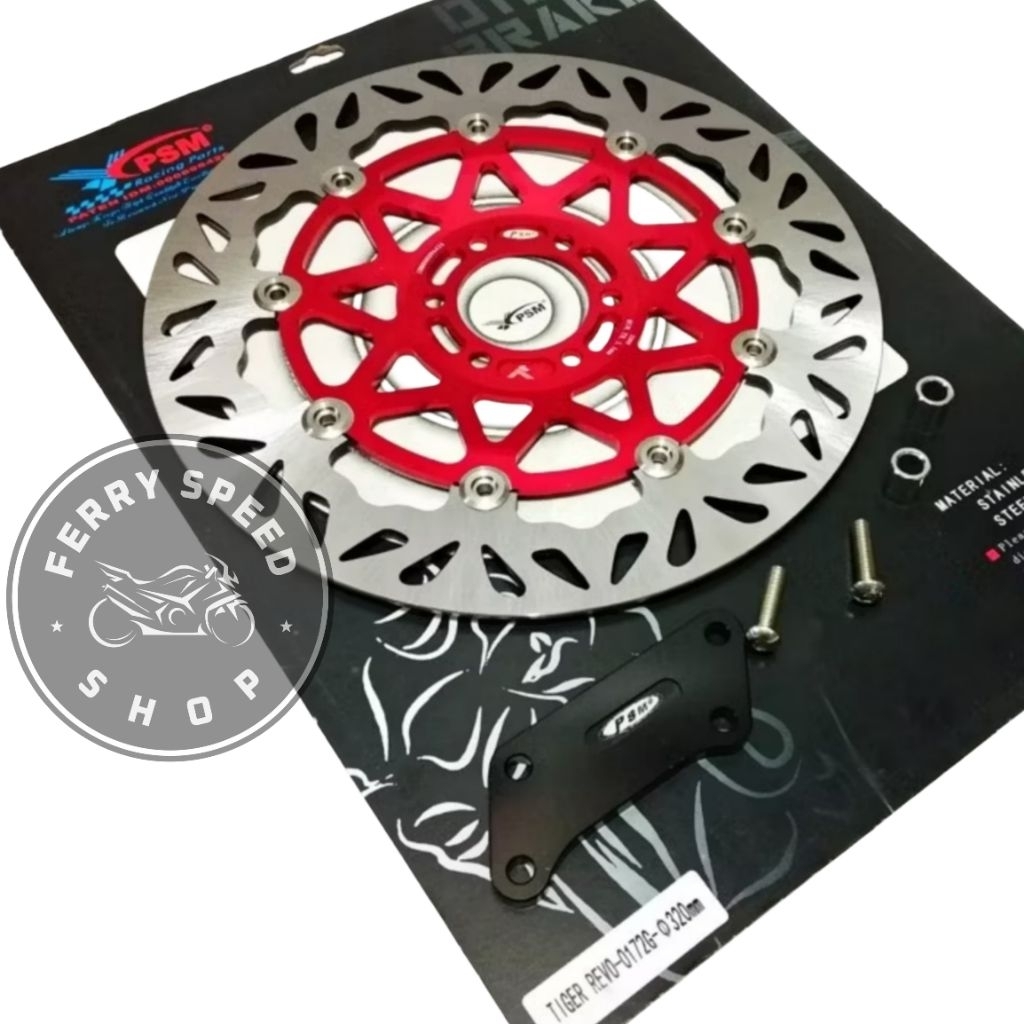 Disc brake Psm Tiger revo / Cakram depan Psm Tiger revo - Disc depan Psm floating 320mm Tiger revo