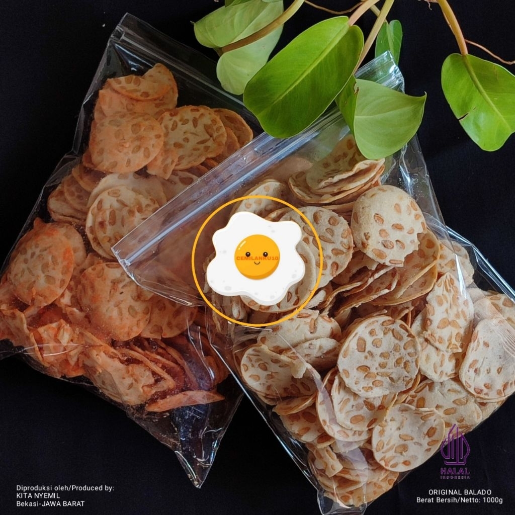 

1000gram cemilan keripik tempe putih keripik tempe sagu keripik tempe tapioka Original Balado