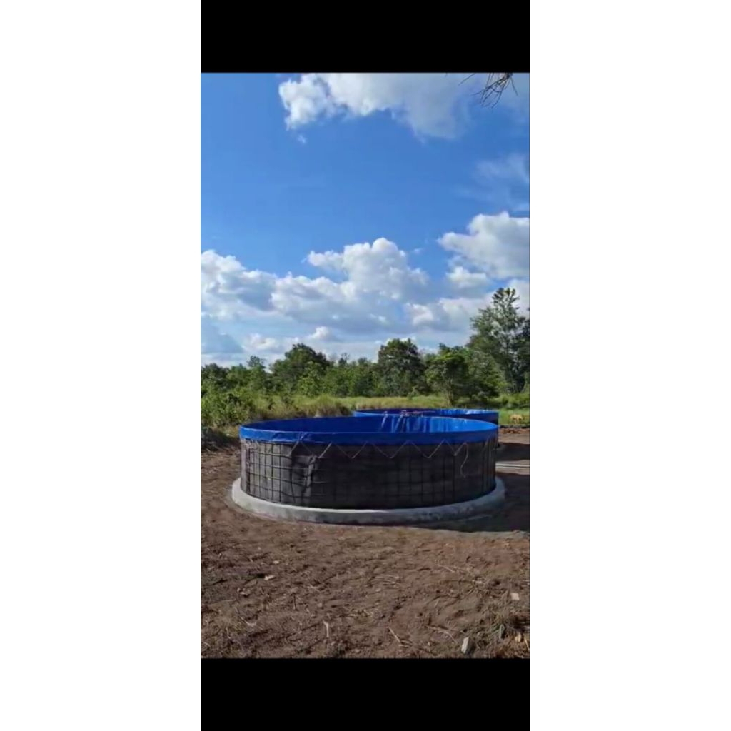 Terpal Bulat Merek Orchid Tinggi 1,2 Meter (Terpal Saja)