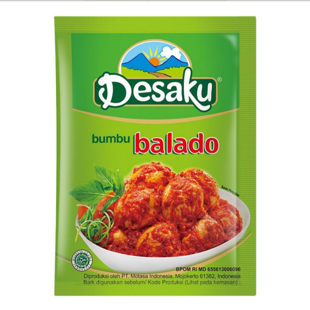 

Desaku Bumbu Balado Bumbu Masak Instan 12.5g