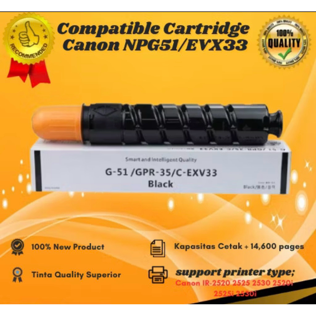 Toner NPG51 NPG-51 IR2520 IR2525 IR2530