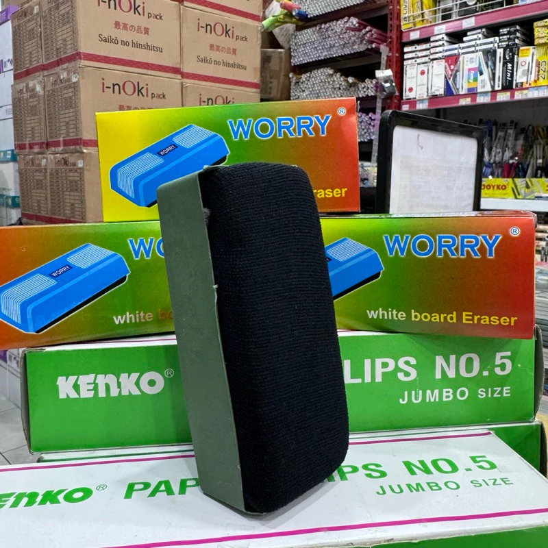 

Penghapus Papan Tulis Spidol Kecil Eraser White Board Mini - WORRY