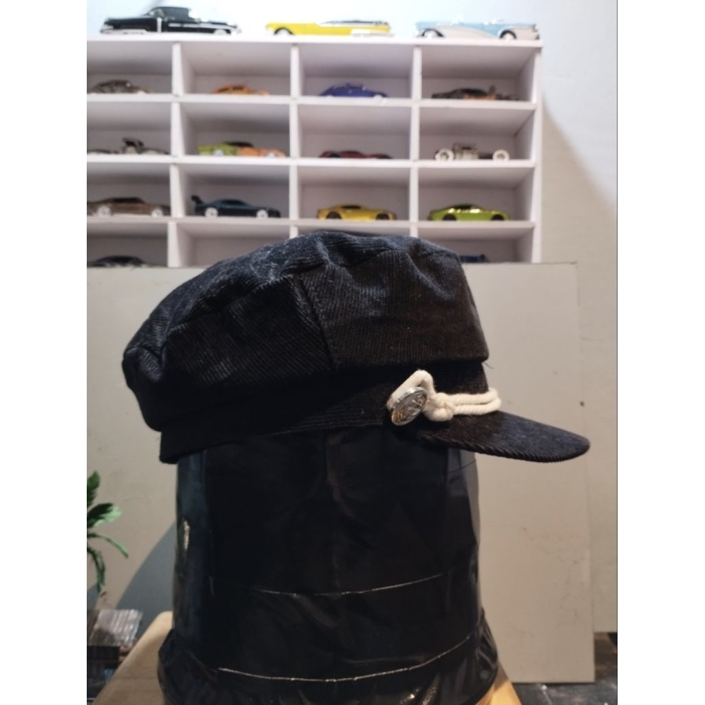 topi pelaut, fiddler cap, topi klasik, topi unik