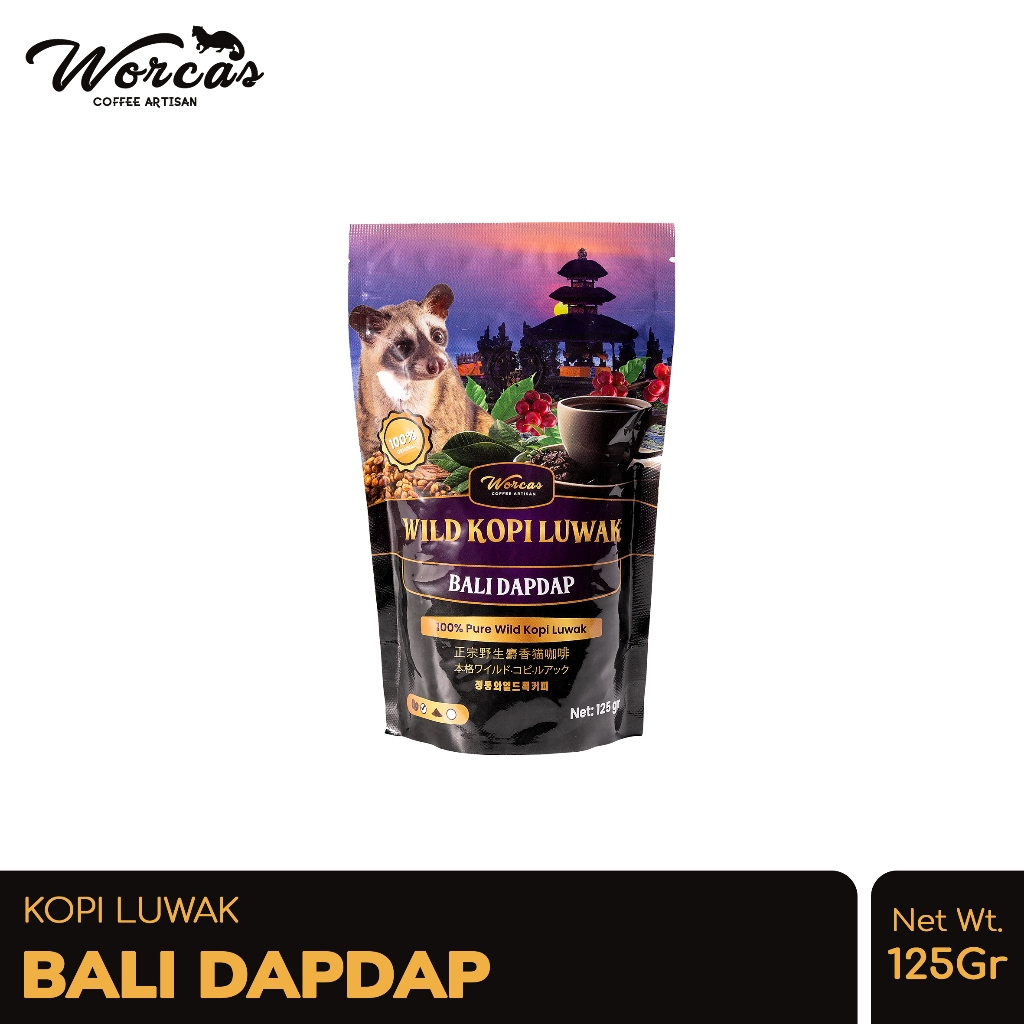 

WORCAS Luwak Bali Dapdap 125gr