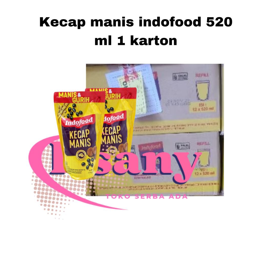 

kecap manis indofood 520 ml 1 karton