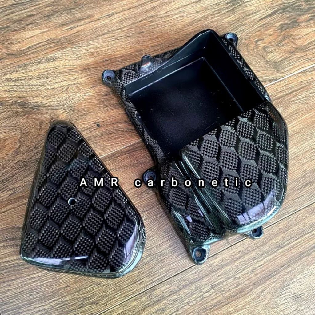 COVER BOX FILTER ORI YAMAHA RX KING CARBON KEVLAR