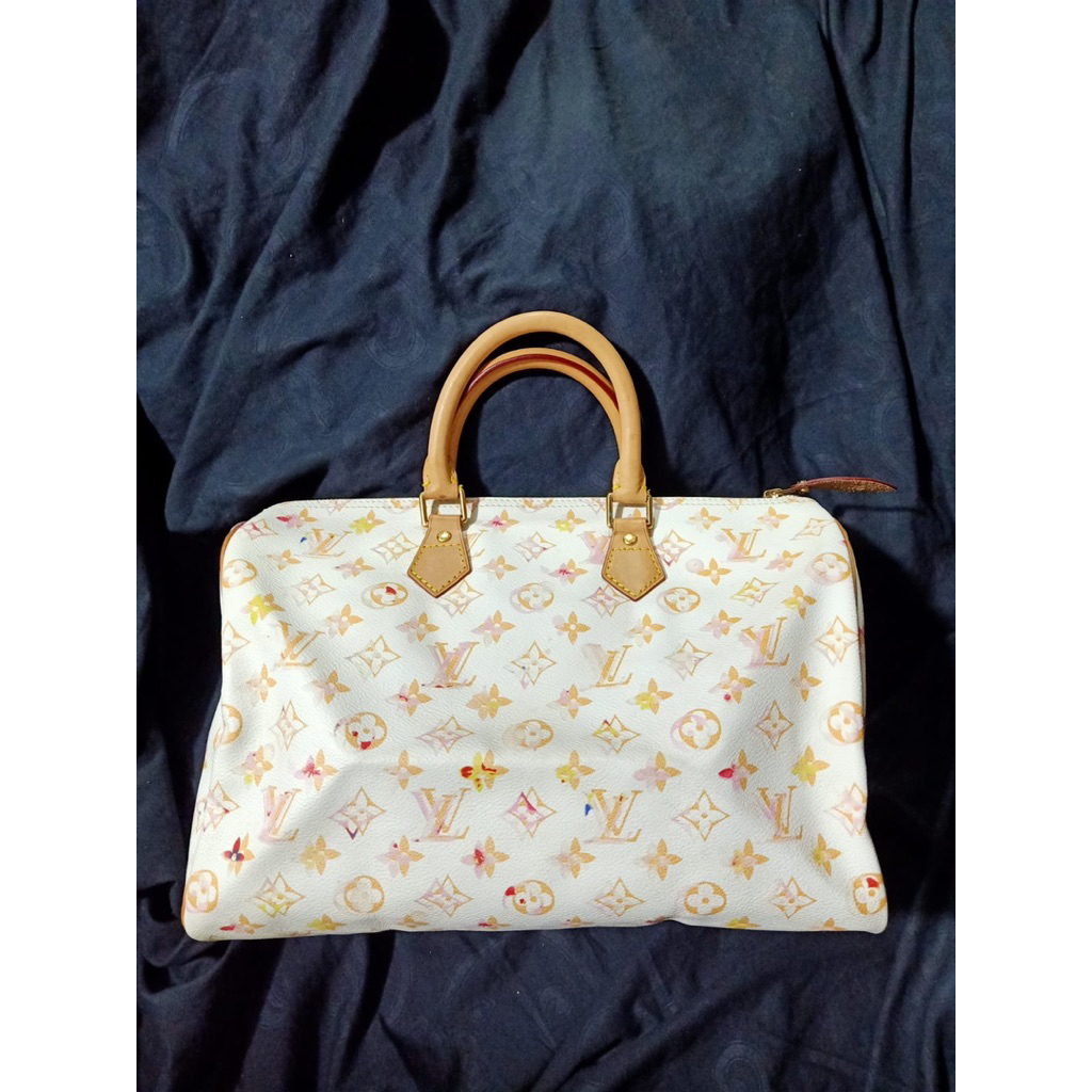 Tas handbag Speedy Size 33cm Limited richard prince Lengkap noser Bonus DB n lock