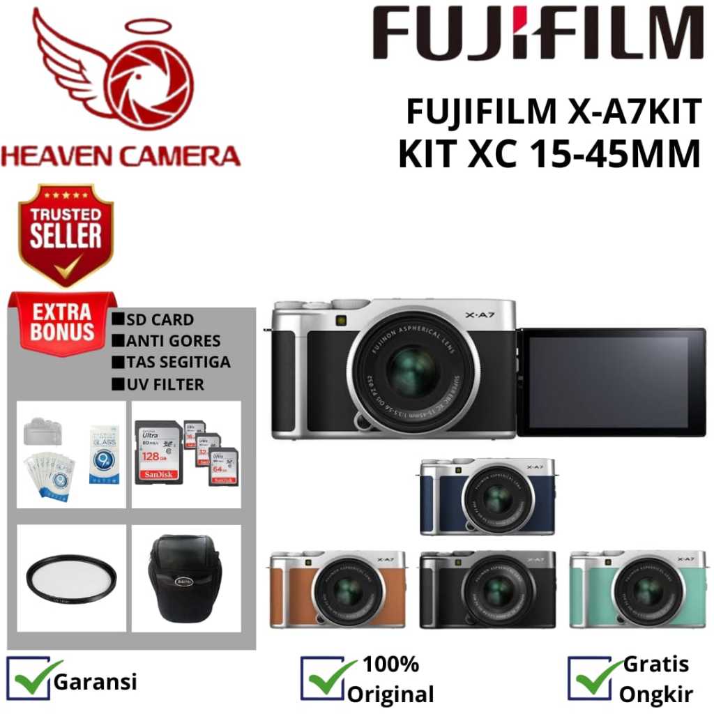 FUJIFILM X-A7 KIT 15-45MM / FUJIFILM XA7 KIT 15-45MM