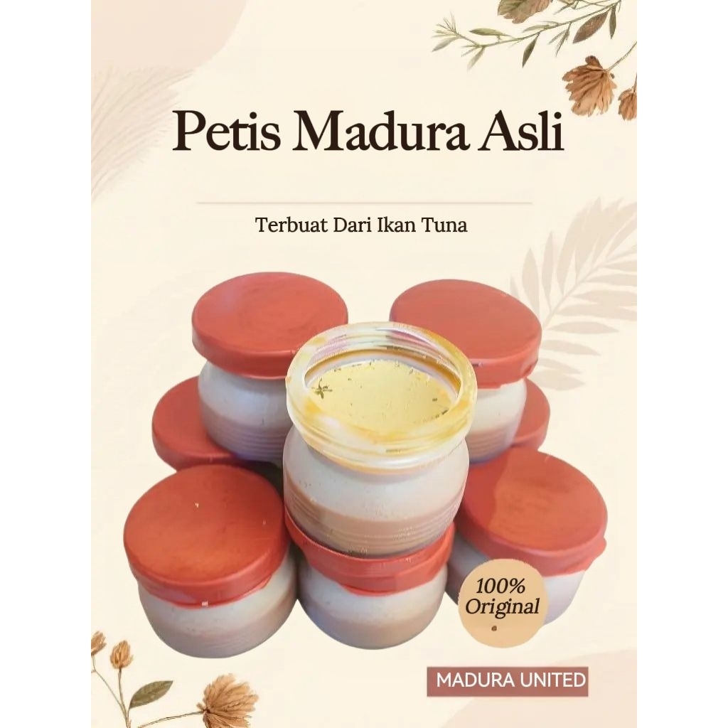 

Petis Madura Asli Super Terbuat Dari Ikan Tuna Sangat Lembut & Kenta Warna Agak Kuning 110gm