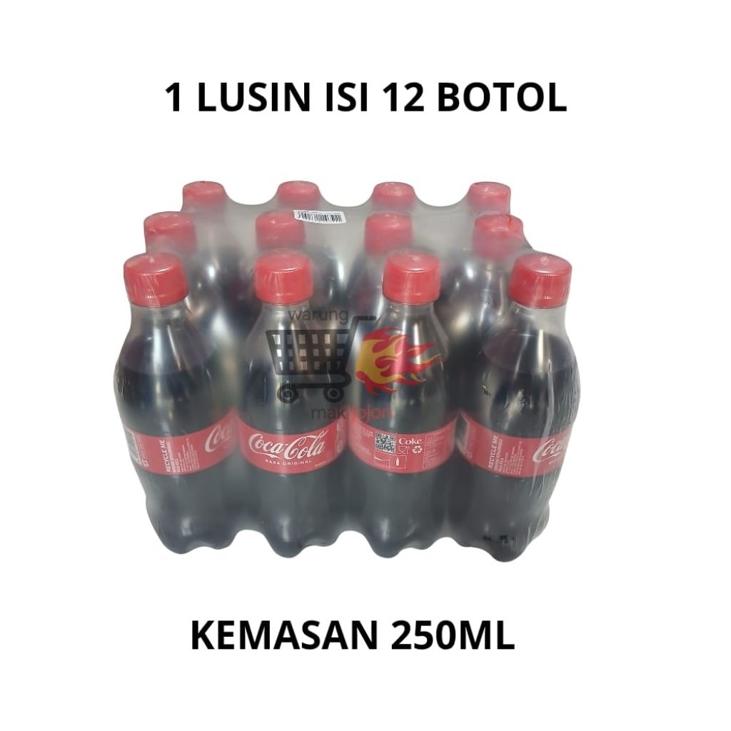 

Coca cola kemasan 250ml harga 1 lusin isi 12 botol