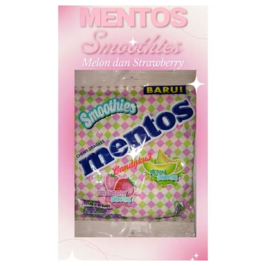 

Mentos smoothies 121,5 gram (1 dus isi 40 pcs)