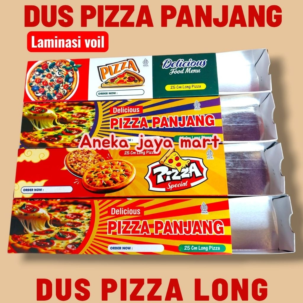 BOX PIZZA PANJANG / DUS PIZZA LONG / KEMASAN PIZZA / LONG PIZZA