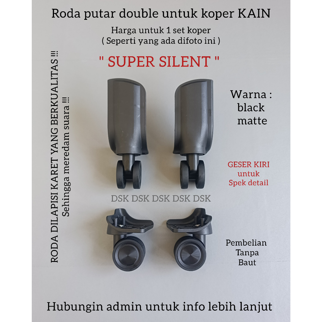 RODA KOPER KAIN, RODA TRAVEL BAG, RODA KOPER, RODA PUTAR 360, RODA KOPER PUTAR 360, RODA KOPER TRAVE