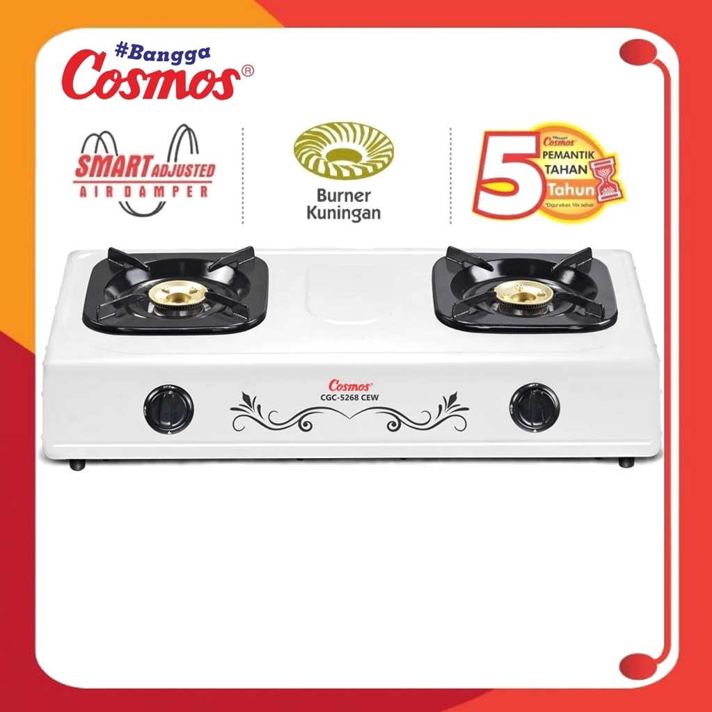 KOMPOR Cosmos Cgc-5268 Cew - Kompor Gas 2 Tungku