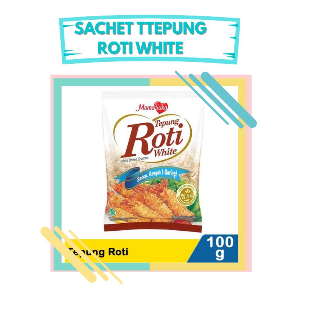 

100gram tepung roti putih mamasuka