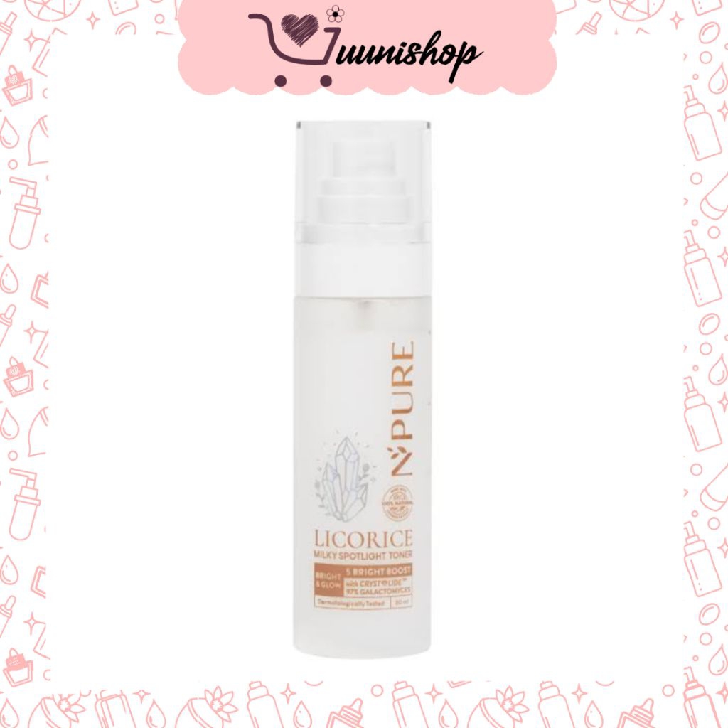 Npure licorice milky spotlight toner