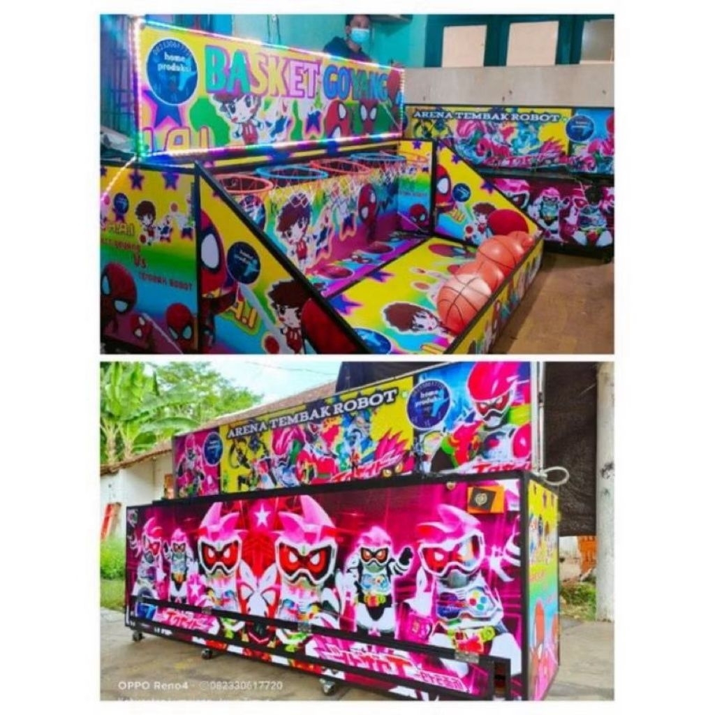 basket goyang+tembak elektrik tarik motor