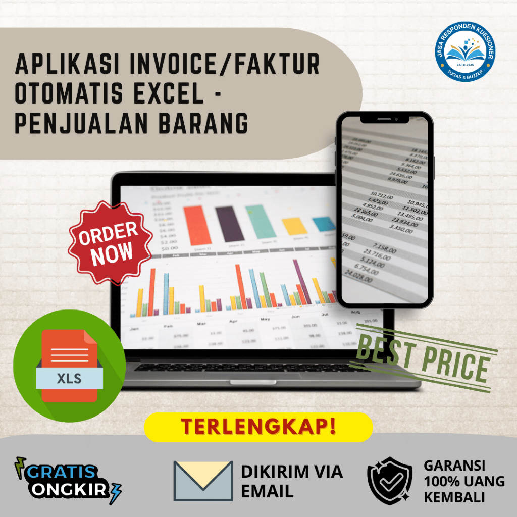 Template Faktur & Invoice Penjualan Otomatis