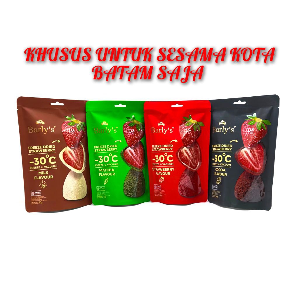 Barly's Freeze Dried Strawberry Chocolate 60 gram