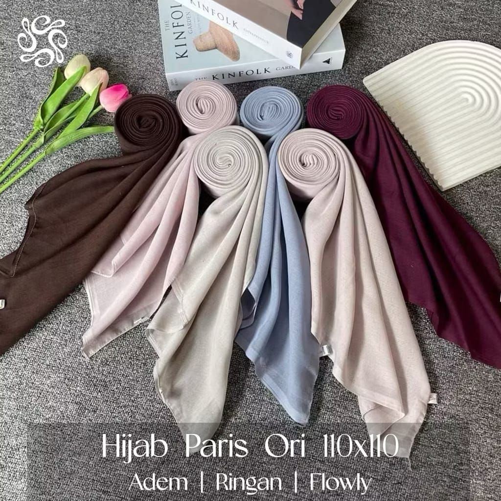 Hijab Segi Empat Paris Jadul //Paris Jadul// Paris hijab jadul