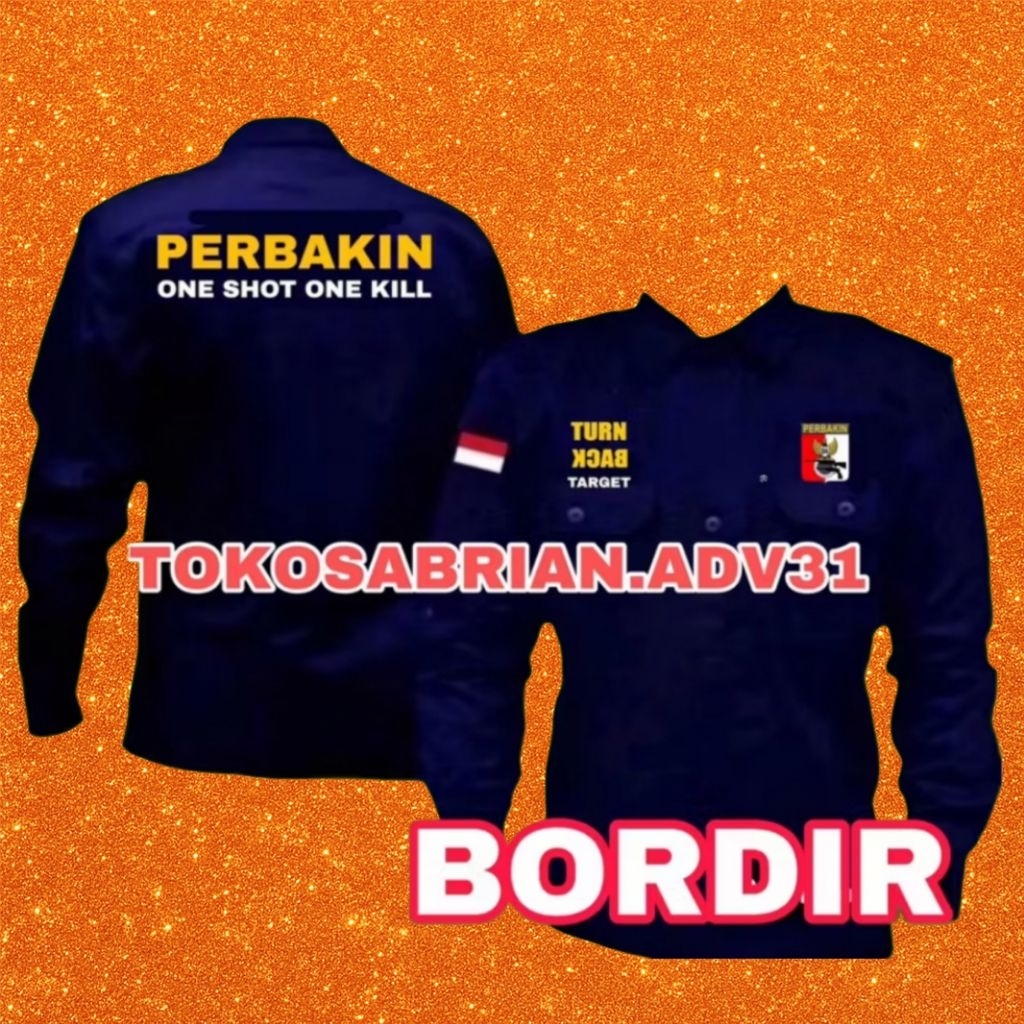 KEMEJA PERBAKIN SERAGAM PERBAKIN BAJU PERBAKIN