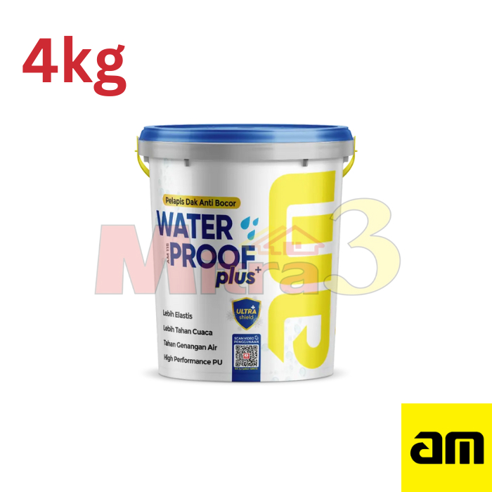AM 115 Deck Waterproofing 4KG Cat Pelapis Anti Bocor Dak Beton Tembok