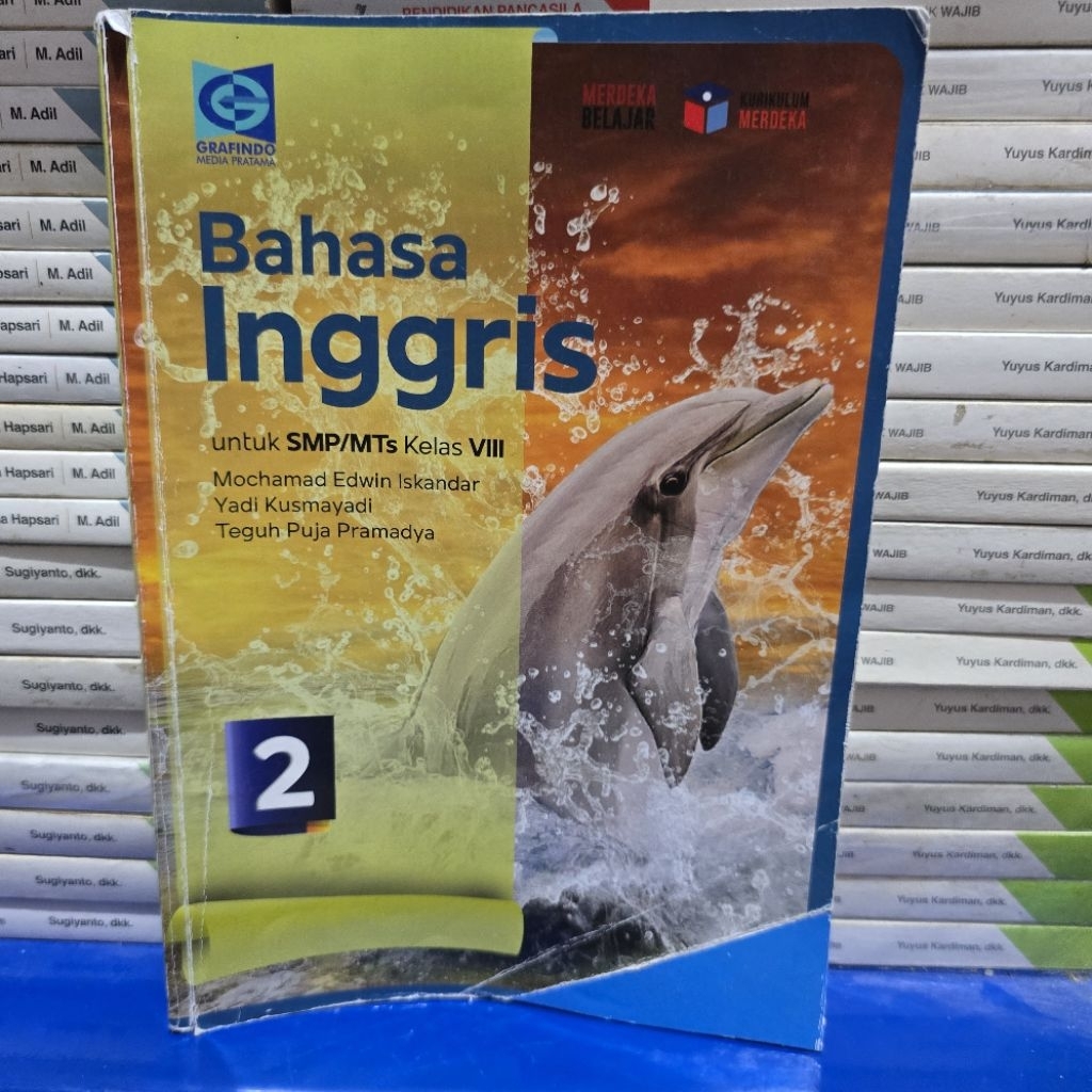 BUKU BEKAS GRAFINDO - BAHASA INGGRIS KELAS 2 SMP KURIKULUM MERDEKA