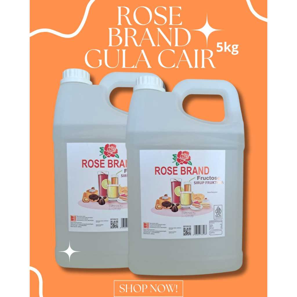 

Gula Cair Rose Brand Sirup Fructose 5kg