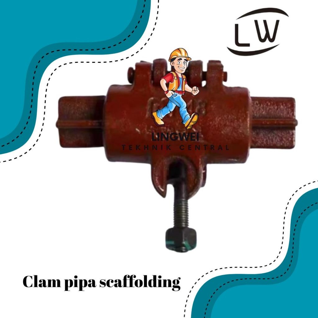 Clam pipa scaffolding
