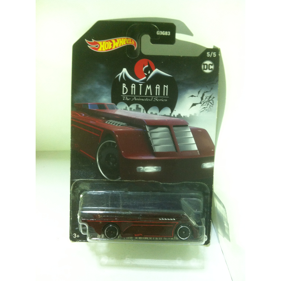 Hot Wheels. 2021 Batman Series - 5. The Animated Series Batmobile. Walmart by MATTEL