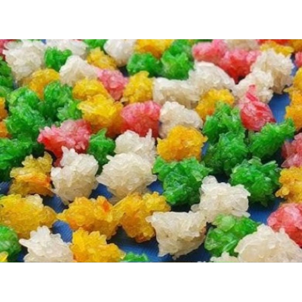 

kerupuk rengginang tutuk rainbow