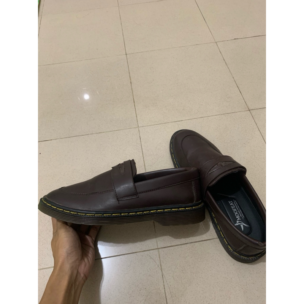 sepatu loafers second uk 41