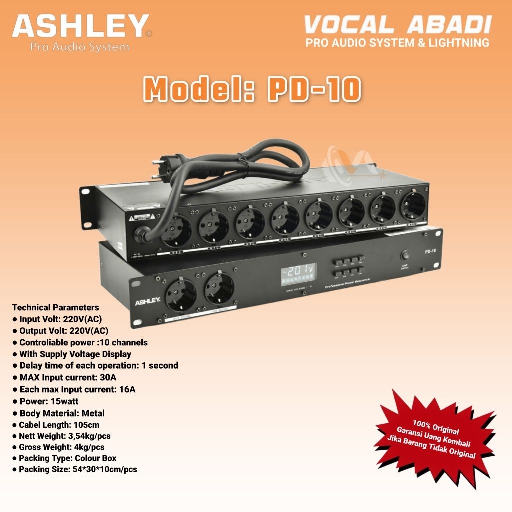POWER SEQUENCE ASHLEY PD-10