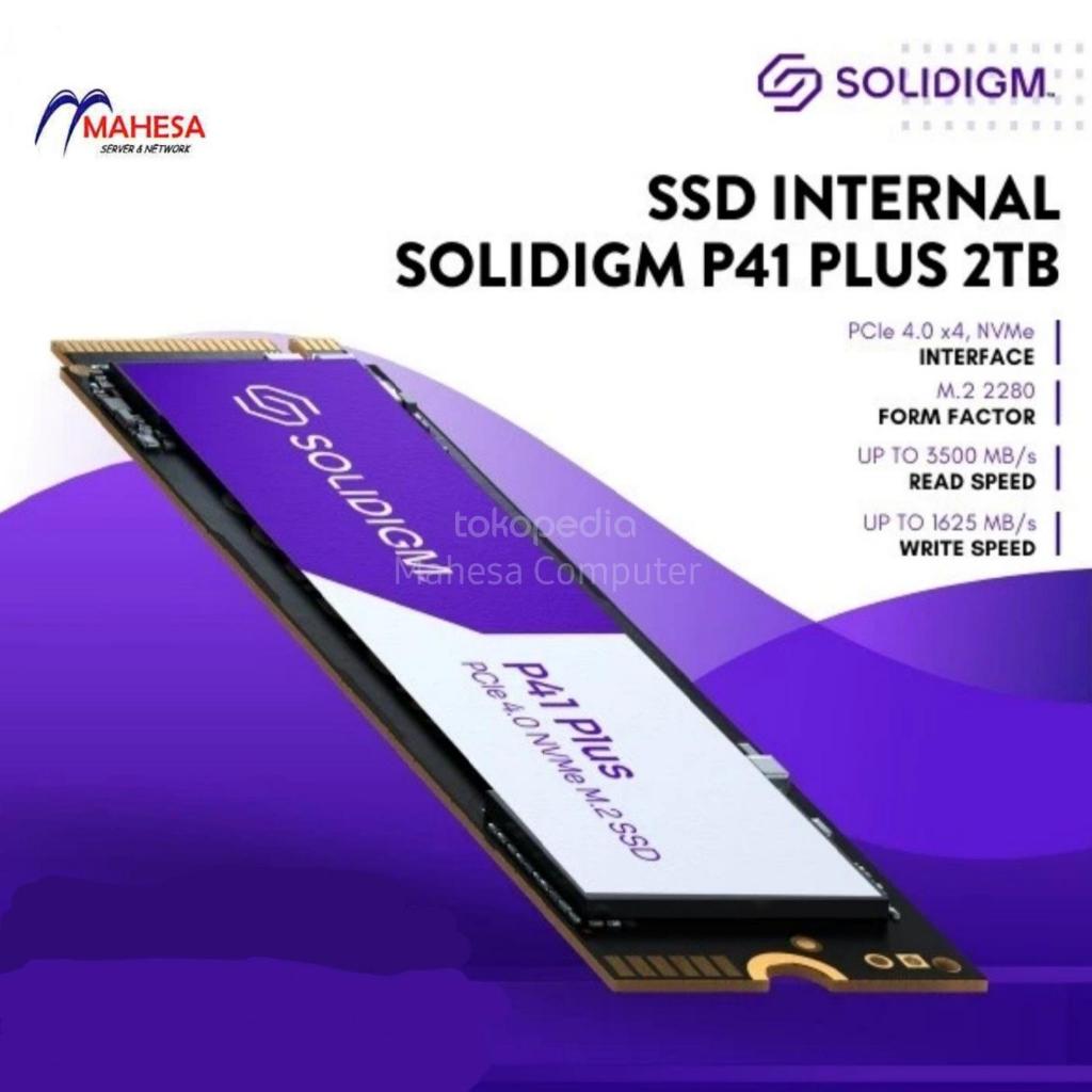 SSD NVMe 2TB SOLIDIGM P41 PLUS M.2 INTEL SK HYNIX PFKNU020TZX1 Gen4.0