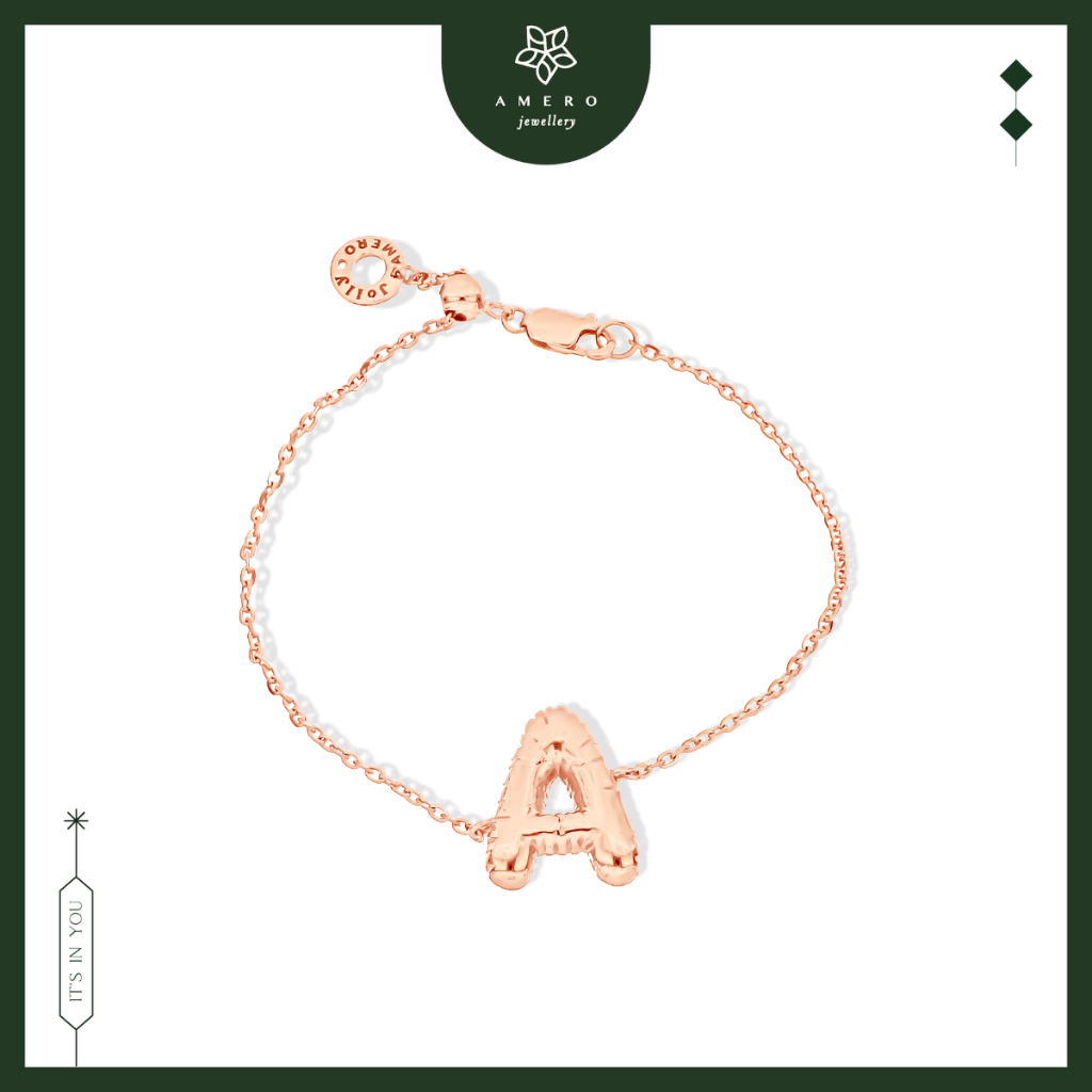 Gelang Emas Rose Gold 17K Jolly Balloon Amero Jewellery
