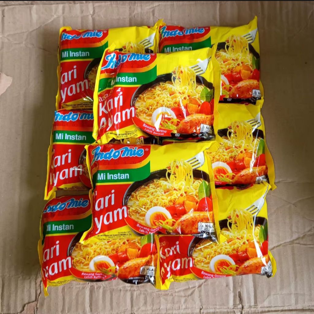 

PAKET 10 PCS INDOMIE KUAH KARI AYAM