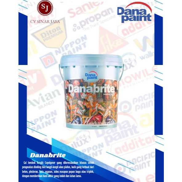 CAT TEMBOK DANABRITE PUTIH 25KG