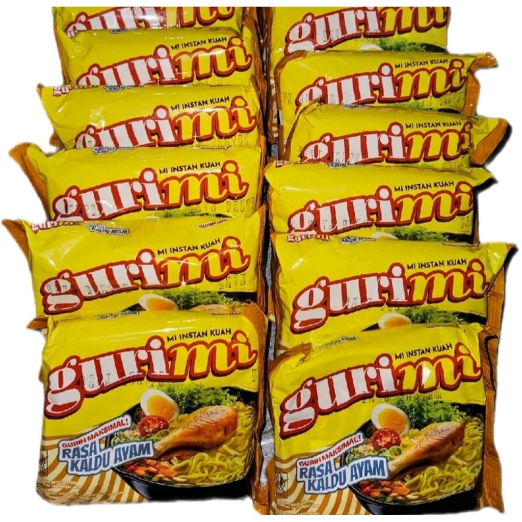 

20 pcs mie gurimi kuah ayam kaldu (60gr×20pcs)