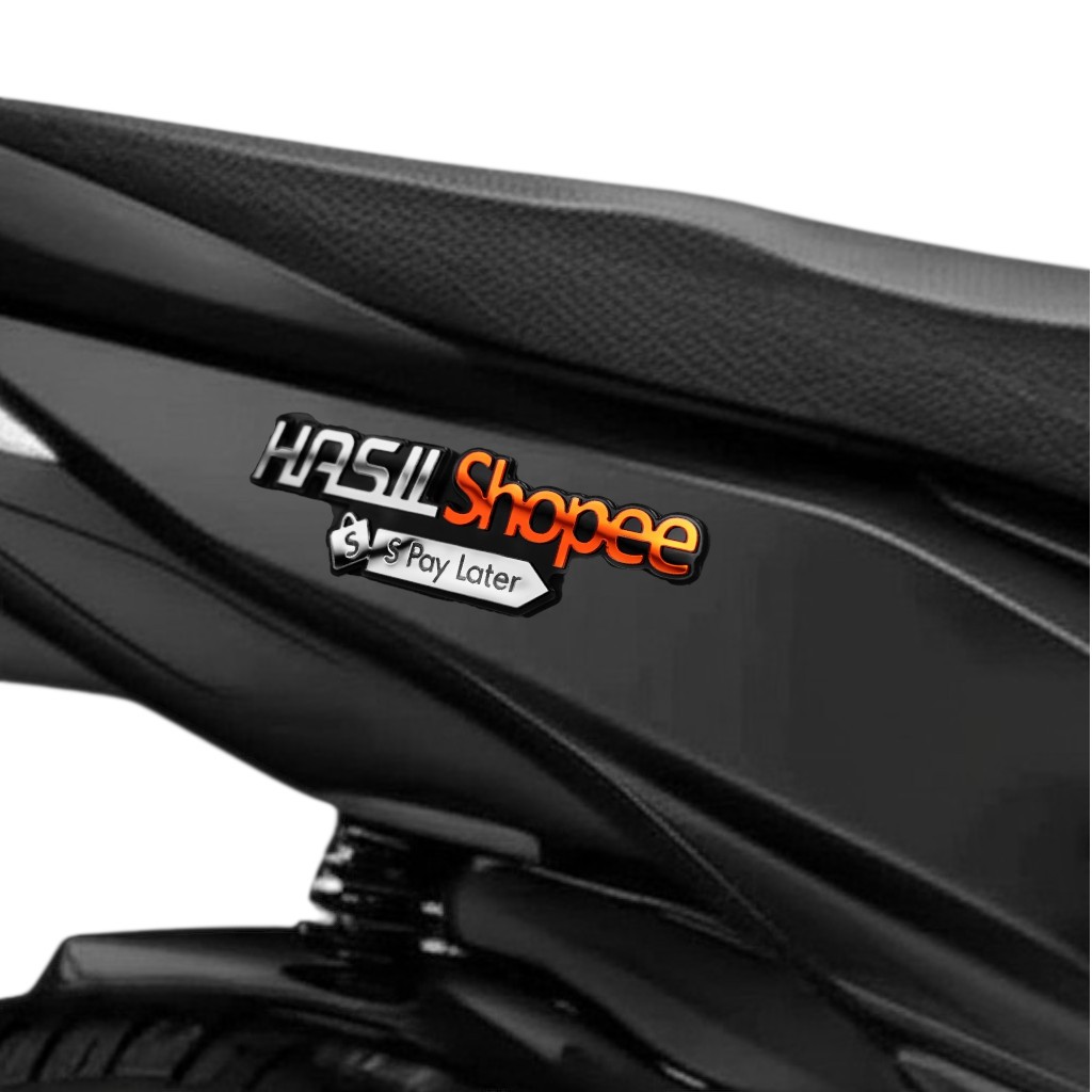 Emblem Hasil Shopee Pay Later Logo 1pcs Hasil Shopee Spay Later Bukan Sticker Atau Stiker Hasil Shop