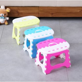 Kursi Lipat Mini Plastik Bangku Lipat Serbaguna Anak & Dewasa / Bangku Lipat Mini Plastik Serbaguna 