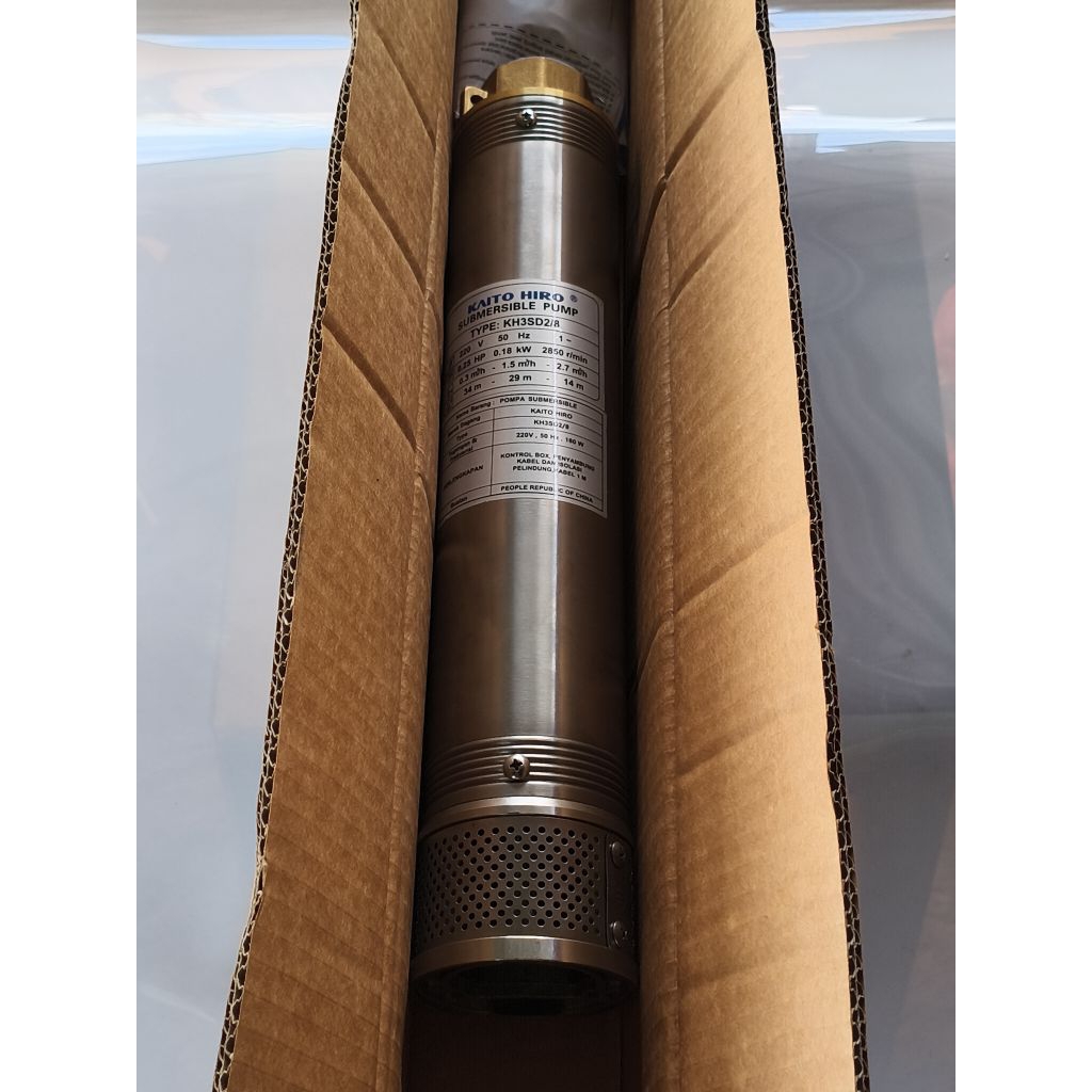 BARE PUMP POMPA SATELIT / SUBMERSIBLE Kaito Hiro 3" / 0,25 HP