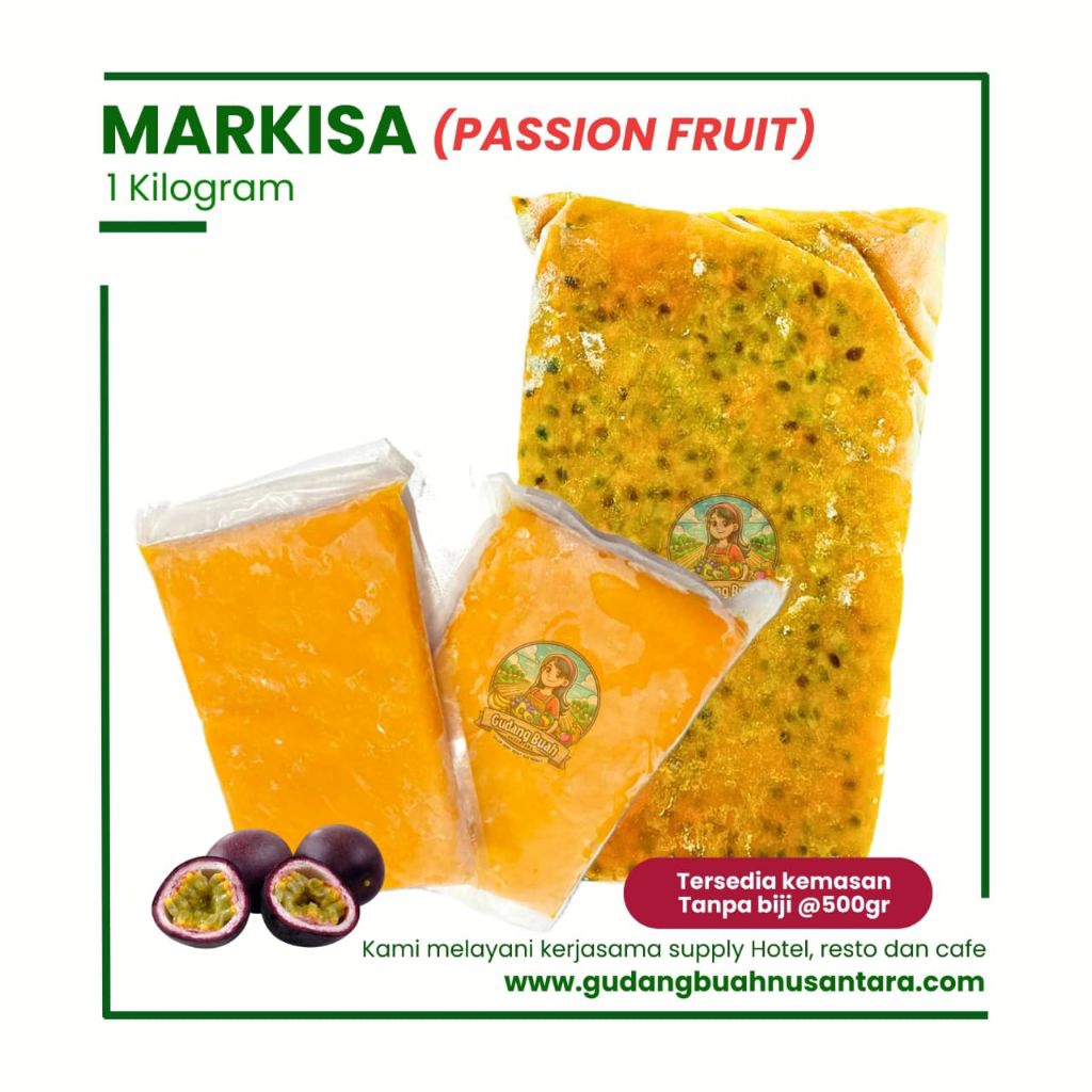

Aneka Buah Beku Markisa / Naga / Stroberi / Mangga/ Sirsak /Alpukat Mentega/ Jambu 1kg - GUDANGBUAHNUSANTARA