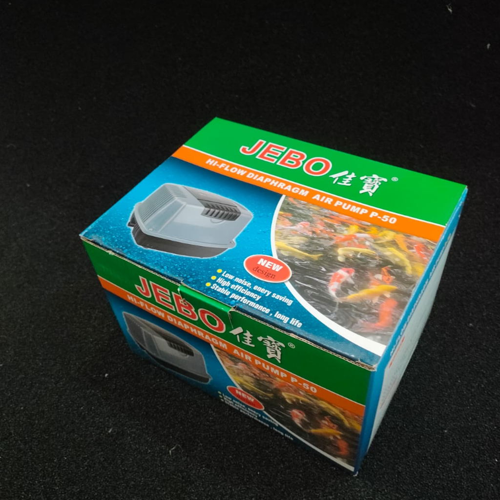 Jebo P-50 Jebo P50 Jebo P 50 Pompa Udara Aerator Hi-Flow Air Pump Blower Pompa Aquarium Colokan Indo