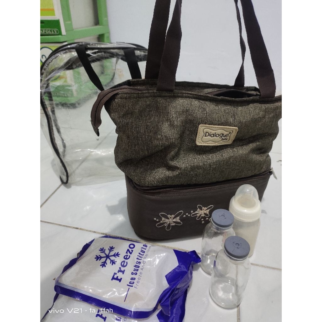 dialogue cooler bag / tas penyimpan asi bayi